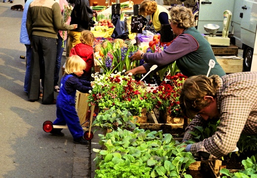 Markt In Roxel  1978 2