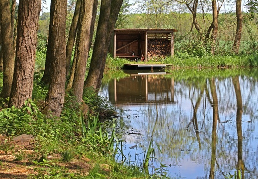 Leute 21 Mai Teich an der Bredeheide